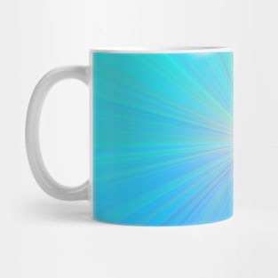 Radiating Blue Starlight Aura Mug